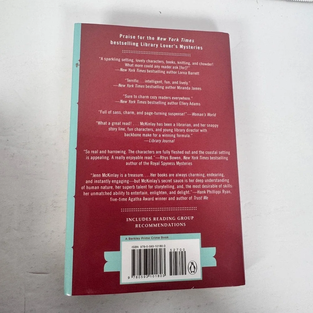 Jenn McKinlay Library Lover's Mystery Set 4 Books First‎ Edition Hardcover